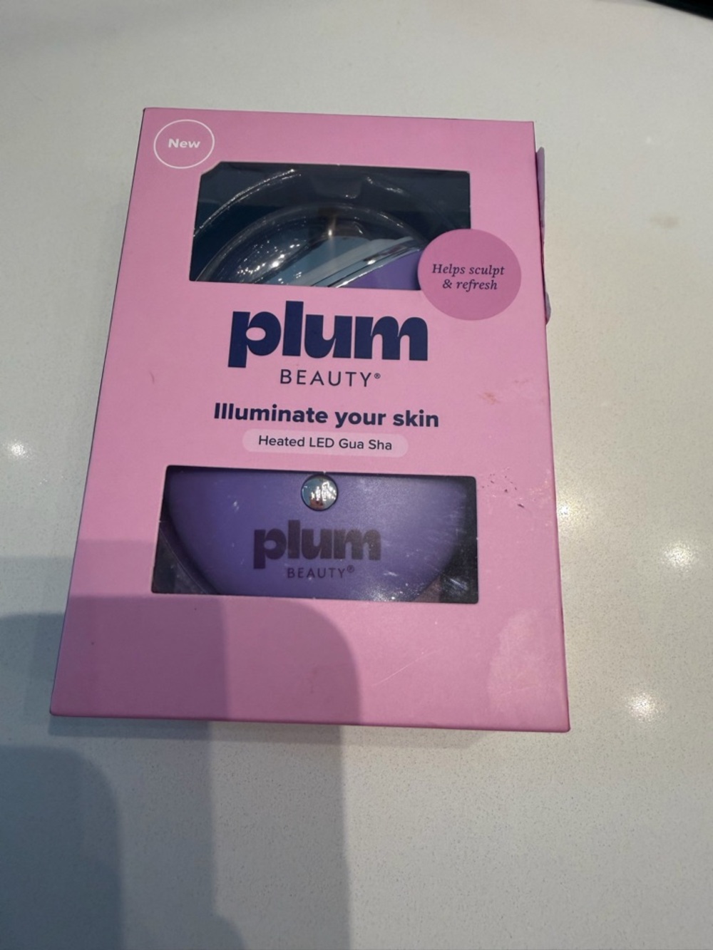 Plum Beauty Heated LED Gua Sha - Purple